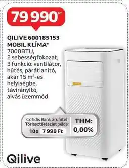 Auchan QILIVE 600185153 MOBIL KLÍMA ajánlat