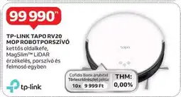 Auchan TP-LINK TAPO RV20 MOP ROBOTPORSZÍVÓ ajánlat