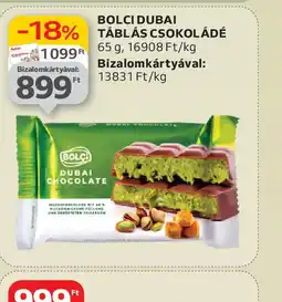 Auchan Bolci Dubai Táblás Csokoládé ajánlat