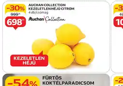 Auchan Collection Kezeletlen Héjú Citrom