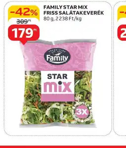 Auchan Family Star Mix Friss Salátakeverék ajánlat