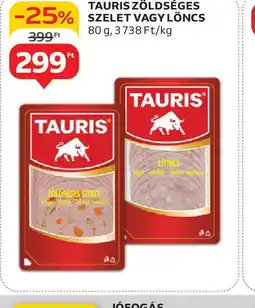 Auchan Tauris zöldséges szelet vagy löncs ajánlat