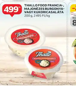 Thallo Food Francia-Majonézes Burgonya-Vagy Kukoricasaláta