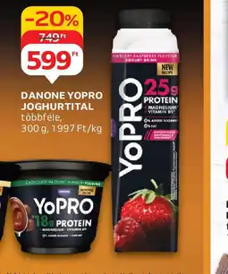 Auchan Danone YoPro joghurt ital ajánlat