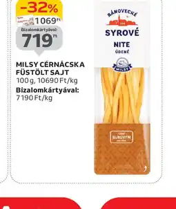 Auchan Milsy Cérnácska Füstölt Sajt ajánlat
