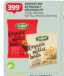 Auchan Biopont Bio Extrudált Kölesgoly ajánlat