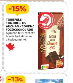 Auchan Auchan Kedvenc Főzőcsokoládé ajánlat