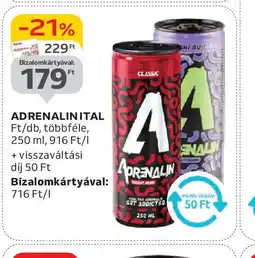 Auchan Adrenalin ital ajánlat
