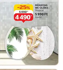 Auchan Műanyag WC-ülőke ajánlat