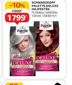 Auchan Schwarzkopf Palette Deluxe Hajfesték ajánlat