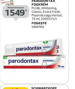 Auchan Parodontax Fogkrém ajánlat