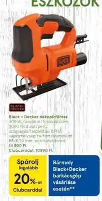 Tesco Black + Decker dekopírfűrész ajánlat