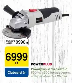 Tesco Powerplus sarokcsiszoló ajánlat