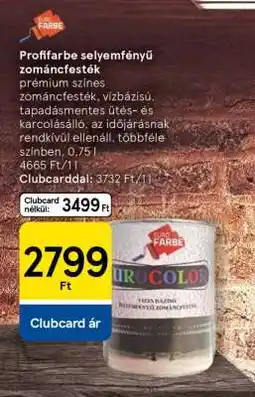 Tesco Profifarbe selyemfényű zománcfesték ajánlat