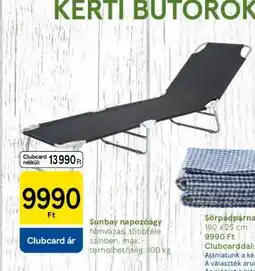 Tesco Sunbay napozóágy ajánlat