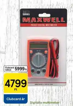 Maxwell Digitális multiméter