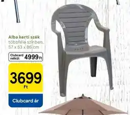 Tesco Alba kerti szék ajánlat