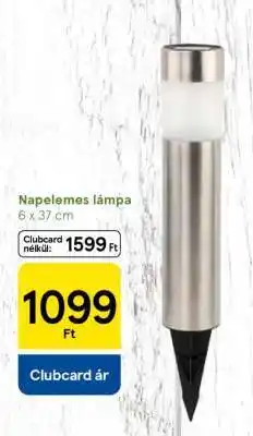Napelemes lámpa