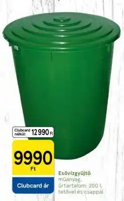 Tesco Esővízgyűjtő ajánlat