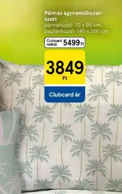 Tesco Pálmás ágyneműhuzat-szett ajánlat