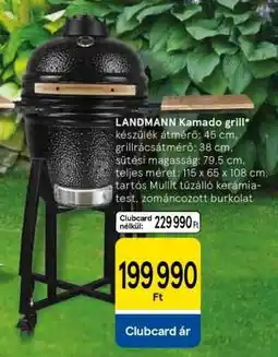 Tesco LANDMANN Kamado grill ajánlat