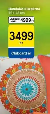Tesco Mandalás díszpárna ajánlat