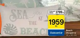 Tesco Beach díszpárna ajánlat