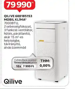Auchan Qilive 600185153 Mobil Klíma ajánlat