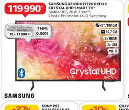 Auchan Samsung UE43DU7172UXXH 4K Crystal UHD Smart TV ajánlat