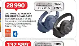 Auchan JBL Tune 720 Vezeték Nélküli Fejhallgat ajánlat