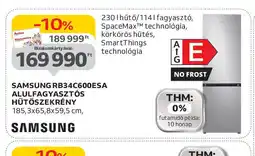 Auchan Samsung RB34C600ESA alulfagyaszts hűtőszekrény ajánlat