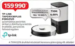 Auchan TP-Link Tapo RV30 Plus Porszív ajánlat