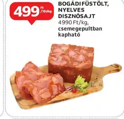 Auchan Bogádifüstölt, nyelves disznósajt ajánlat
