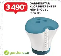 Auchan Gardenstar klórdiszpenzer hőmérővel ajánlat