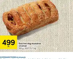 Tesco Duo hot dog mustáros virslivel ajánlat