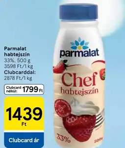 Tesco Parmalat habtejszín ajánlat