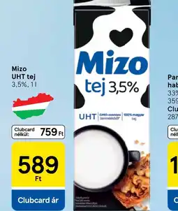 Tesco Mizo UHT tej ajánlat