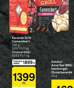 Tesco Karaván Grill Camembert ajánlat