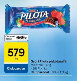 Tesco Győri Pilta pisktatallér ajánlat