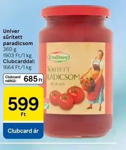 Tesco Univer sűrített paradicsom ajánlat