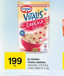 Tesco Dr. Oetker Vitalis zabkása ajánlat