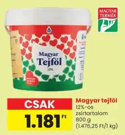 Spar Magyar tejföl ajánlat