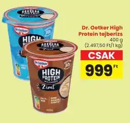 Spar Dr. Oetker High Protein tejberizs ajánlat