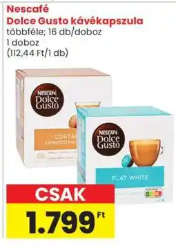 Spar Market NESCAFE Dolce Gusto kávékapszula ajánlat
