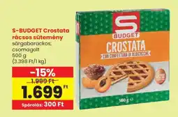 Spar S-BUDGET Crostata rácsos sütemény ajánlat