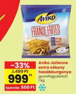 Spar Aviko Julienne extra vékony hasábburgonya ajánlat
