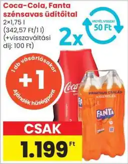 Spar Market Coca-Cola, Fanta szénsavas üdítőital ajánlat