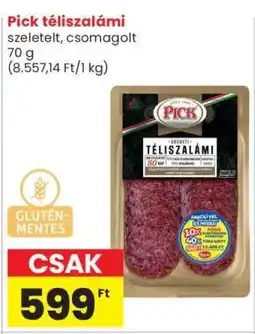 Spar Market PICK Téliszalámi ajánlat