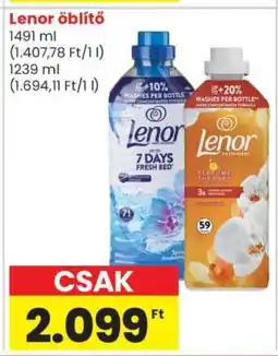 Spar Market LENOR Öblítő ajánlat