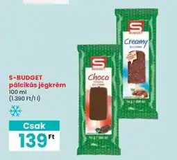 Spar S-BUDGET pálcikás jégkrém ajánlat